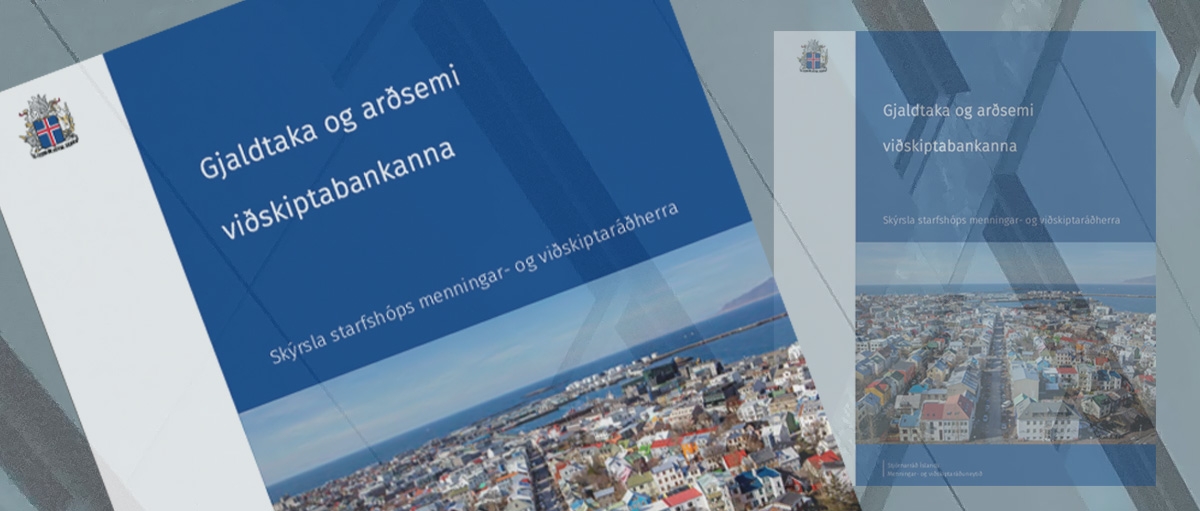 Gjaldtaka og ar&eth;semi bankanna